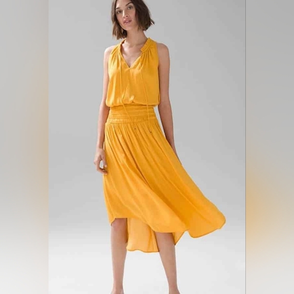 White House Black Market Yellow Dress - Picture 4 of 4